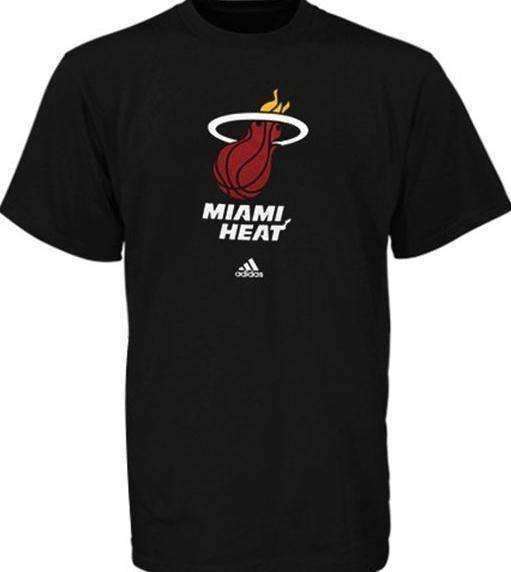 Miami Heat Logo t-shirt Adidas NBA NWT Basketball new with tags Miami Heat Logo t-shirt by Adidas Adidas 