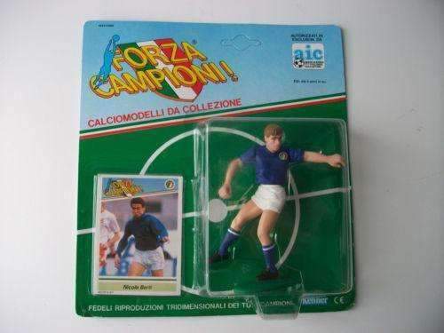 Nicola Berti Italy National Team Forza Campioni! Action Figure NIB Kenner Italia 1989 Nicola Berti Italian National Team Forza Campioni! action figure by Kenner Forza Campioni! by Kenner 