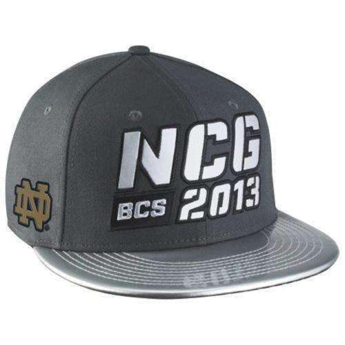 Notre Dame Fighting Irish Nike New Snapback hat 2013 National Championship Game Notre Dame Fighting Irish 2013 NCG snapback hat by Nike Nike 