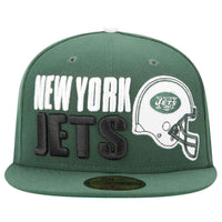 New York Jets Football Helmet New Era 59Fifty hat new with stickers NY AFC 7 1/4 New York Jets 59Fifty hat size 7 1/4 by New Era New Era 