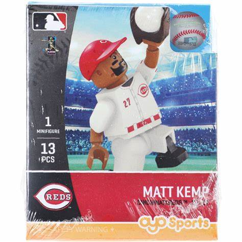 Matt Kemp Cincinnati Reds MLB Minifigure by Oyo Sports NIB Generation 5 Sports Toys Oyo Sports 