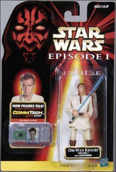 Star Wars Episode 1 Obi-Wan Kenobi Jedi Duel action figure New in Box New in Package Hasbro Star Wars Episode 1 Obi-Wan Kenobi Jedi Duel action figure toy by Hasbro Hasbro 