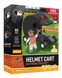 Baltimore Orioles MLB Helmet Cart by Oyo Sports with Minifigure O's Baltimore Orioles MLB Helmet Cart by Oyo Sports with Minifigure O's Oyo Sports 