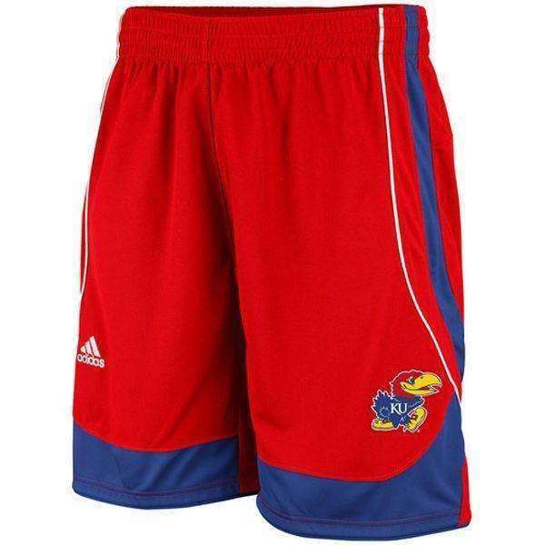 Kansas Jayhawks College Basketball Shorts NWT by Adidas Rock Chalk Big 12 NCAA Kansas Jayhawks Point Guard Basketball shorts by Adidas Adidas 