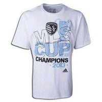 Sporting Kansas City 2013 MLS Cup Champions t-shirt Adidas NWT MLS KC Soccer Sporting Kansas City 2013 MLS Cup Champions t-shirt by Adidas Adidas 