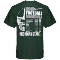 Michigan State Spartans 2013 Football Schedule t-shirt Big 10 Sparty St New in Original Packaging Michigan State Spartans 2013 Football Schedule t-shirt by TL Sportswear TL Sportswear 