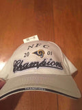 St. Louis Rams 2001 NFC Champions hat NFL Game Day new with tags NWT Football St Louis Rams 2001 NFC Champions hat by NFL Gameday NFL Gameday 
