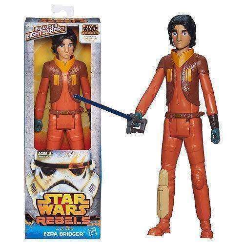 Star Wars Rebels Ezra Bridger Action Figure with Toy Lightsaber Hasbro NIB NIP Star War Rebels Ezra Bridger action figure with toy Lightsaber by Hasbro Hasbro 