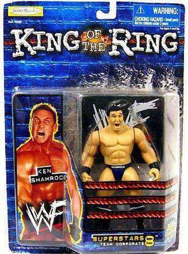 WWF Ken Shamrock King of the Ring Superstars Team Corporate 8 Action Figure NIB 1999 WWF Ken Shamrock Superstars Team Corporate 8 Series action figure JAKKS Pacific 