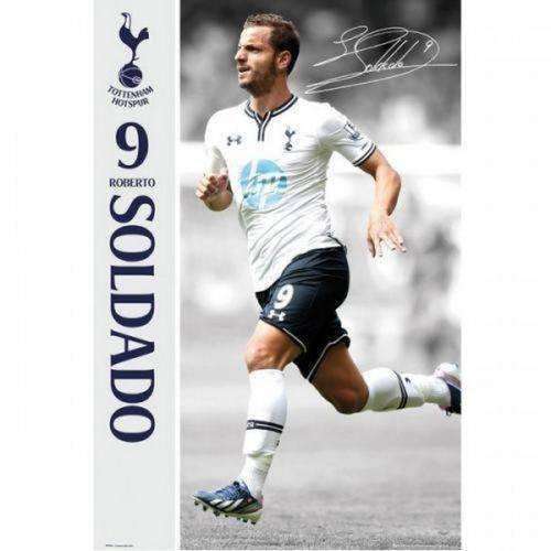 Tottenham Hotspur FC Roberto Soldado poster English Premier League new Spurs Roberto Soldado Tottenham Hotspur FC poster by GB Eye GB Eye 