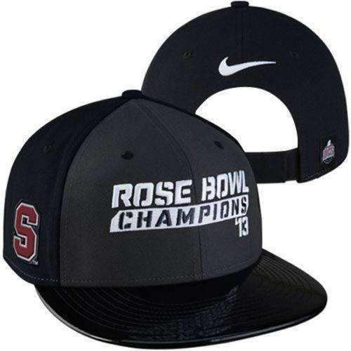 Stanford Cardinal 2013 Rose Bowl Football Champions Snapback Nike Hat NWT Pac 12 Stanford Cardinal Rose Bowl Champions '13 Snapback Hat by Nike Nike 