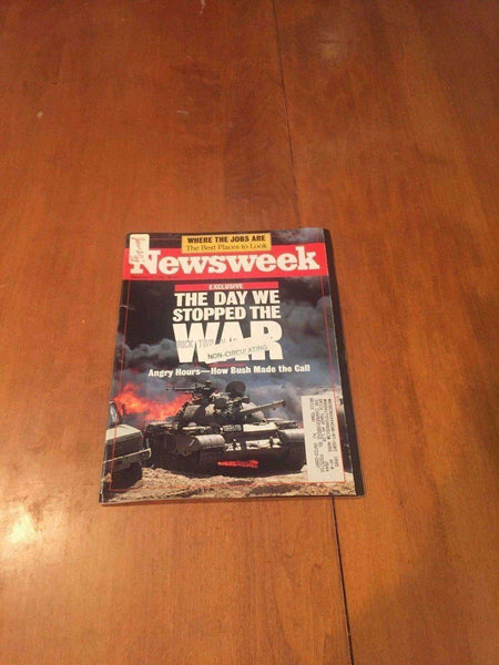 Newsweek Magazine The Day We Stopped The War January 20 1992 Desert Storm Magazines Newsweek 
