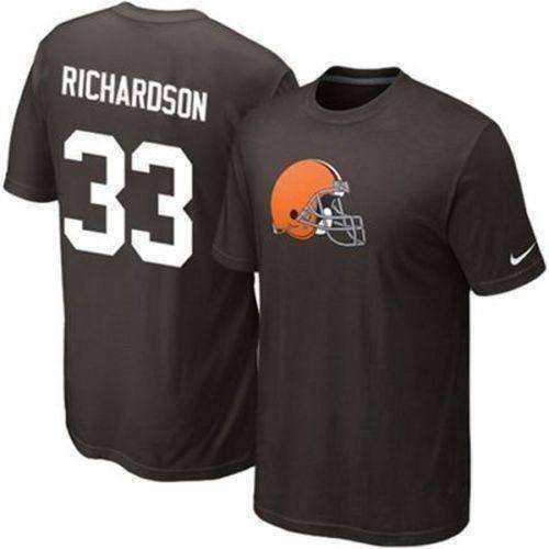 Trent Richardson Cleveland Browns Nike player t-shirt NWT NFL Alabama Roll Tide Trent Richardson Cleveland Browns Nike Player t-shirt Nike 