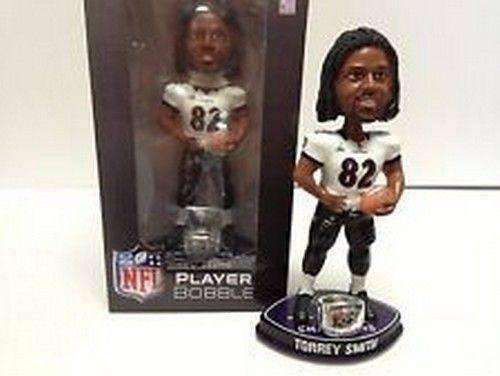 Torrey Smith Baltimore Ravens Super Bowl XLVII Champions NFL Bobblehead Forever Collectibles NIB Bobbleheads Forever Collectibles 