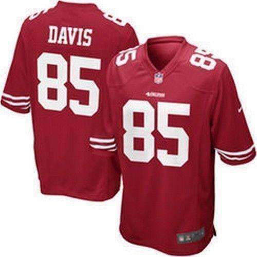 San Francisco 49ers Vernon Davis Nike NFL Men's Game Jersey
