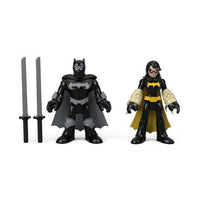 Black Bat & Ninja Batman Imaginext DC Super Friends Figures Fisher-Price Black Bat & Ninja Batman Imaginext DC Super Friends Figures Fisher-Price Fisher-Price 