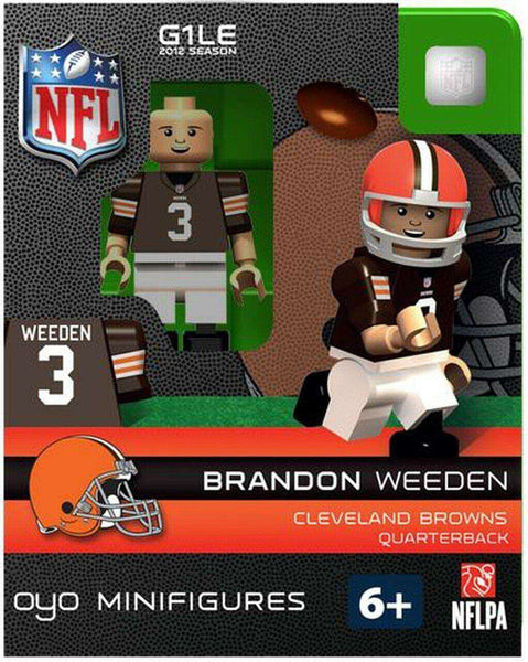 Brandon Weeden Cleveland Browns NFL Mini Figure by Oyo Sports G1LE Brandon Weeden Cleveland Browns NFL Mini Figure by Oyo Sports G1LE Oyo Sports 