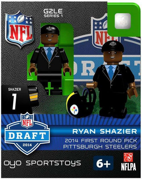 Ryan Shazier Pittsburgh Steelers 2014 NFL Draft Minifigure by Oyo Sports G2LE Ryan Shazier Pittsburgh Steelers 2014 NFL Draft Minifigure by Oyo Sports G2LE Oyo Sports 