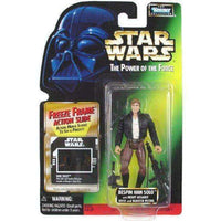 Bespin Han Solo Star Wars The Power of the Force Action Figure NIP Kenner NIB Star War The Power of the Force Bespin Hans Solo with Heavy Assault Rifle and Blaster action figure Kenner 