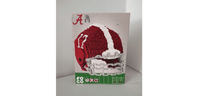 Alabama Crimson Tide BRXLZ Football Helmet by FOCO 1205 Pieces BRXLZ Football Helmet Forever Collectibles 