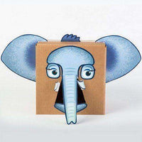 Kat & Duke Savanna Elephants NIB Wild Animal Kingdom Series NIP Mask Kat & Duke Wild Animal Kingdom Savanna Elephants Kat & Duke 