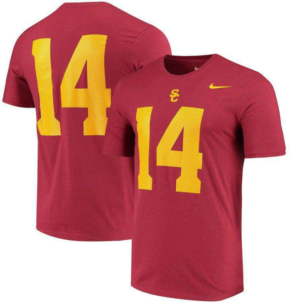 USC Trojans Football number t-shirt by Nike USC Trojans Football number t-shirt by Nike Nike 