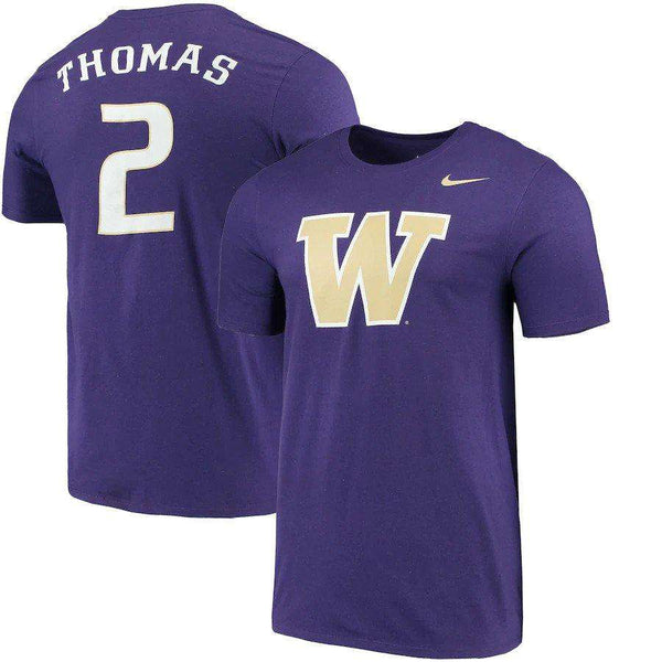 Isaiah Thomas Washington Huskies Basketball number t-shirt by Nike Isaiah Thomas Washington Huskies Basketball number t-shirt by Nike Nike 