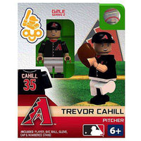 Trevor Cahill Arizona Diamondbacks MLB Mini Figure by Oyo Sports D'Backs G2LE Trevor Cahill Arizona Diamondbacks MLB Mini Figure by Oyo Sports D'Backs G2LE Oyo Sports 
