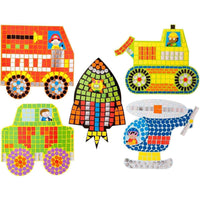 Zoom Zoom Mosaic NIB by Alex Toys new in box Arts & Crafts Stickers Zoom Zoom Mosaic by Alex Toys Alex Toys 