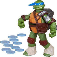 Teenage Mutant Ninja Turtles Flingers Leonardo Action Figure NIB Playmates Nickelodean TMNT NIP Teenage Mutant Ninja Turtles Flingers Leonardo Action Figure Playmates Toys 