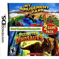My Amusement Park & Digging for Dinosaurs Nintendo DS Video Game NIB Scholastic NIP My Amusement Park & Digging for Dinosaurs 2 pack Nintendo DS Video Game by Scholastic Scholastic 