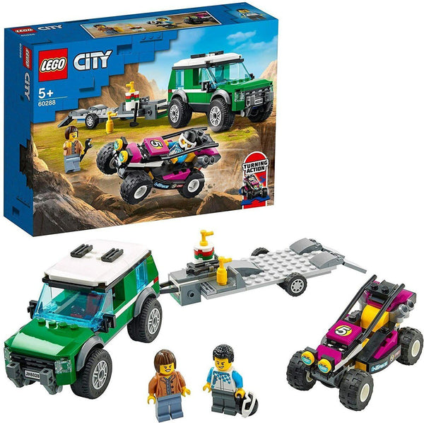 Lego City Race Buggy Transporter with 2 Minifigures 60288 210 Pcs Lego City Race Buggy Transporter with 2 Minifigures LEGO 