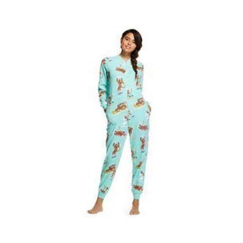 Sock Money Fleece One-Piece Pajamas Nwt by Nick & Nora Size Women's Small Target