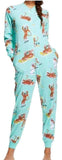 Sock Money Fleece One-Piece Pajamas NWT by Nick & Nora size Women's Small Target Sock Money One-Piece Women's Pajamas by Nick & Nora Nick & Nora 