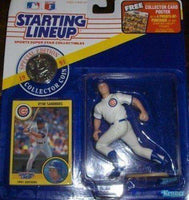 Ryne Sandberg Chicago Cubs Starting Lineup MLB Action Figure NIB NIP Kenner 1991 Starting Lineup Ryne Sandberg Chicago Cubs MLB action figure with card and Special Edition Collectors Coin by Kenner Starting Lineup by Kenner 