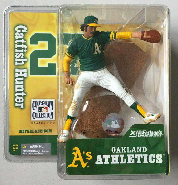 Catfish Hunter Oakland A's McFarlane Figure Cooperstown Collection MLB Athletics Catfish Hunter Oakland A's McFarlane Figure Cooperstown Collection MLB Athletics McFarlane Toys 