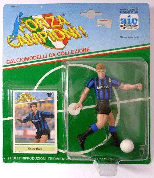 Nicola Berti Inter Milan Forza Campioni! Action Figure NIB Kenner Italy Serie A 1989 Nicola Berti Inter Milan Forza Campioni! action figure by Kenner Forza Campioni! by Kenner 