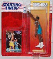 Alonzo Mourning Charlotte Hornets NBA Starting Lineup Action Figure NIB Kenner Staring Lineup Alonzo Mourning Charlotte Hornets action figure Starting Lineup 