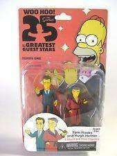 Tom Hanks & Hugh Hefner mini figures 25 of the Greatest Guest Stars Action Figure NIB NECA 014 The Simpsons Tom Hanks & Hugh Hefner mini figures 25 of the Greatest Guest Stars Series 2 Collectible Action Figure by NECA NECA 