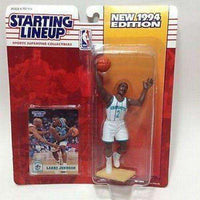 Larry Johnson Charlotte Hornets NBA Starting Lineup Action Figure NIB Kenner LJ 1994 Staring Lineup Larry Johnson Charlotte Hornets action figure Starting Lineup 