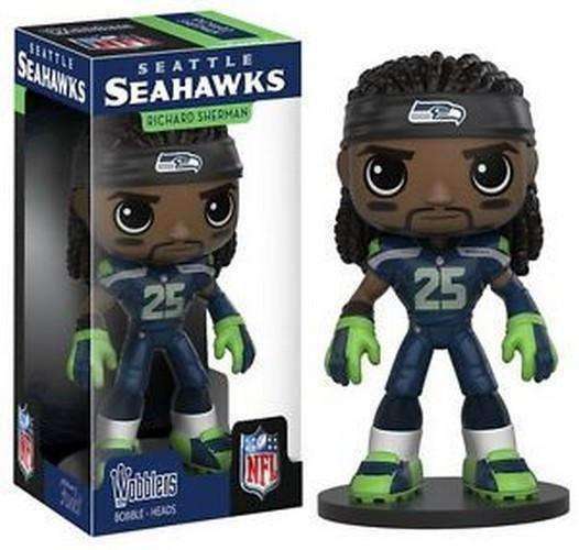 Richard Sherman Seattle Seahawks NFL Wobblers Bobblehead by FUNKO NIB Hawks Richard Sherman Seattle Seahawks NFL Wobblers Bobblehead by FUNKO FUNKO 