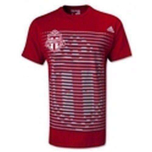 Toronto FC Adidas t-shirt NWT Soccer Canada U-Sector Red Patch Boys Football Toronto FC MLS t-shirt by Adidas Adidas 
