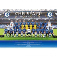 Chelsea FC 2013-2014 Team Squad Poster English Premier League new Blues Soccer Chelsea FC 2013-2014 team squad poster by GB Eye GB Eye 