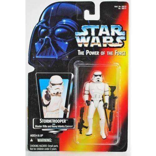 Stormtrooper Star Wars The Power of the Force Action Figure NIB Kenner NIP Star Wars Storm Trooper with Heavy Rifle and Heavy Infantry Cannon Action Figure Kenner 