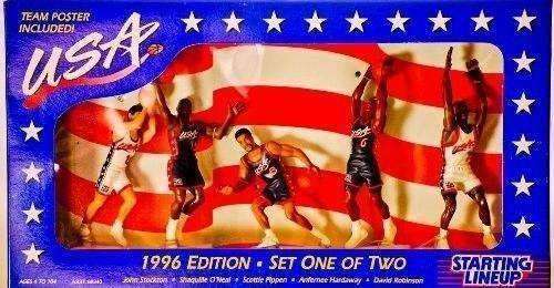 USA Basketball Dream Team 2 1996 Starting Lineup Action