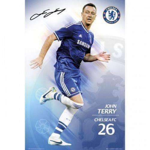 John Terry Chelsea FC Poster English Premier League new Blues EPL England soccer John Terry Chelsea FC poster by GB Eye GB Eye 