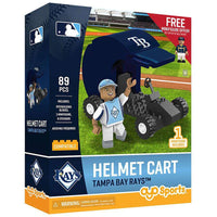 Tampa Bay Rays MLB Helmet Cart by Oyo Sports with Minifigure Tampa Bay Rays MLB Helmet Cart by Oyo Sports with Minifigure Oyo Sports 