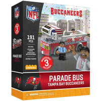 Tampa Bay Buccaneers NFL Parade Bus by Oyo Sports with 3 Minifigures Tampa Bay Buccaneers NFL Parade Bus by Oyo Sports with 3 Minifigures Oyo Sports 