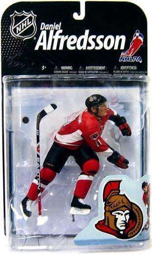 Daniel Alfredsson Ottawa Senators McFarlane NIB Action Figure NHL Canada Hockey Daniel Alfredsson Ottawa Senators McFarlane action figure McFarlane Toys 