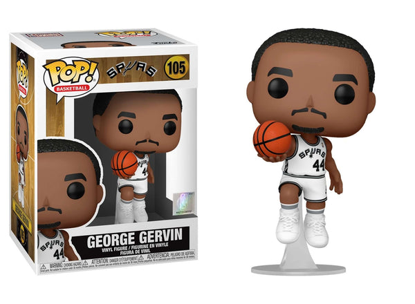 George Gervin San Antonio Spurs NBA Basketball Pop! Vinyl Figure by Funko 105 George Gervin San Antonio Spurs NBA Basketball Pop! Vinyl Figure by Funko 105 FUNKO 